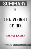Summary_of_The_Weight_of_Ink
