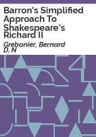 Barron_s_simplified_approach_to_Shakespeare_s_Richard_II
